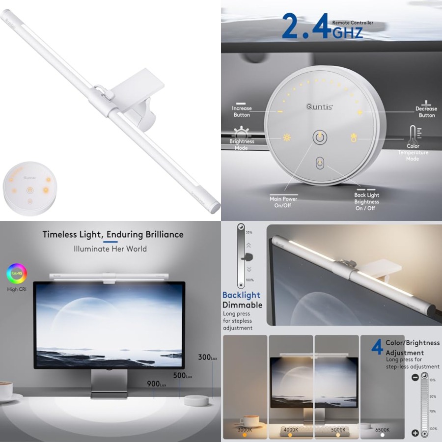 Desk Setup Office - Barra de Luz para Monitor com