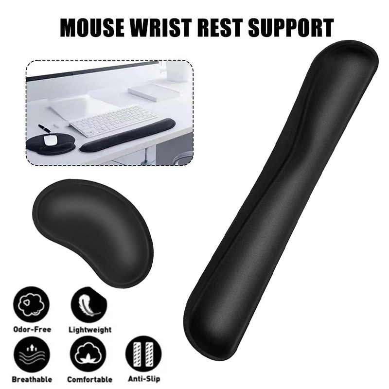 Desk Setup Gear - Almofada ergonômica para pulso, para teclado,