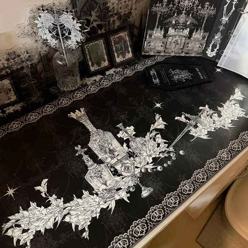 Desk Setup Dark - Mouse Pad Extra Grande Divine Realm