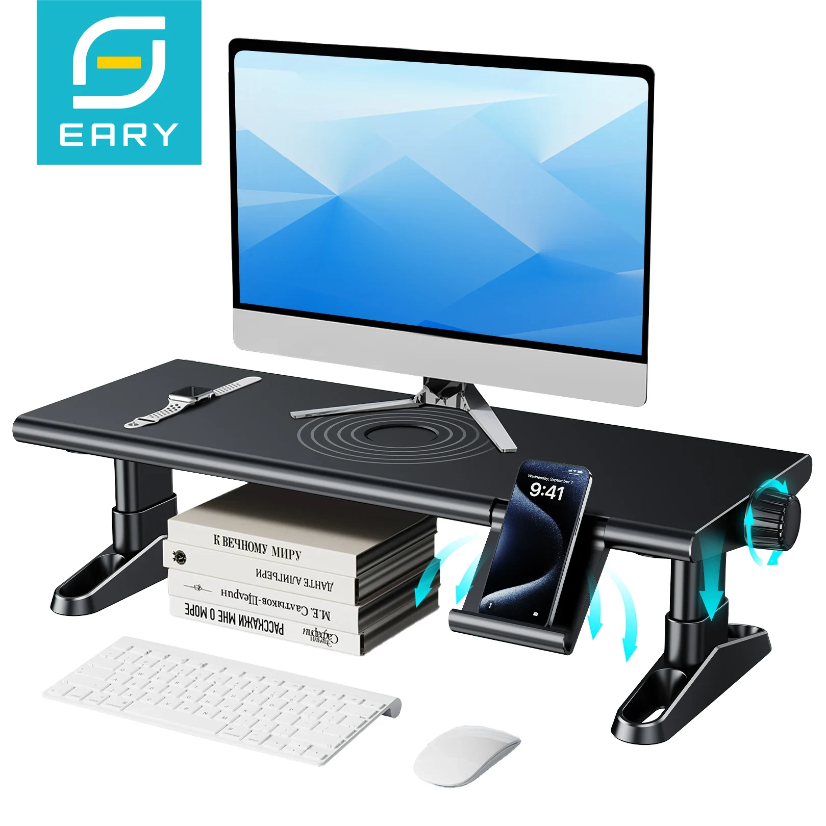 Desk Setup Computer - Eary-Monitor de Computador Stand Riser para