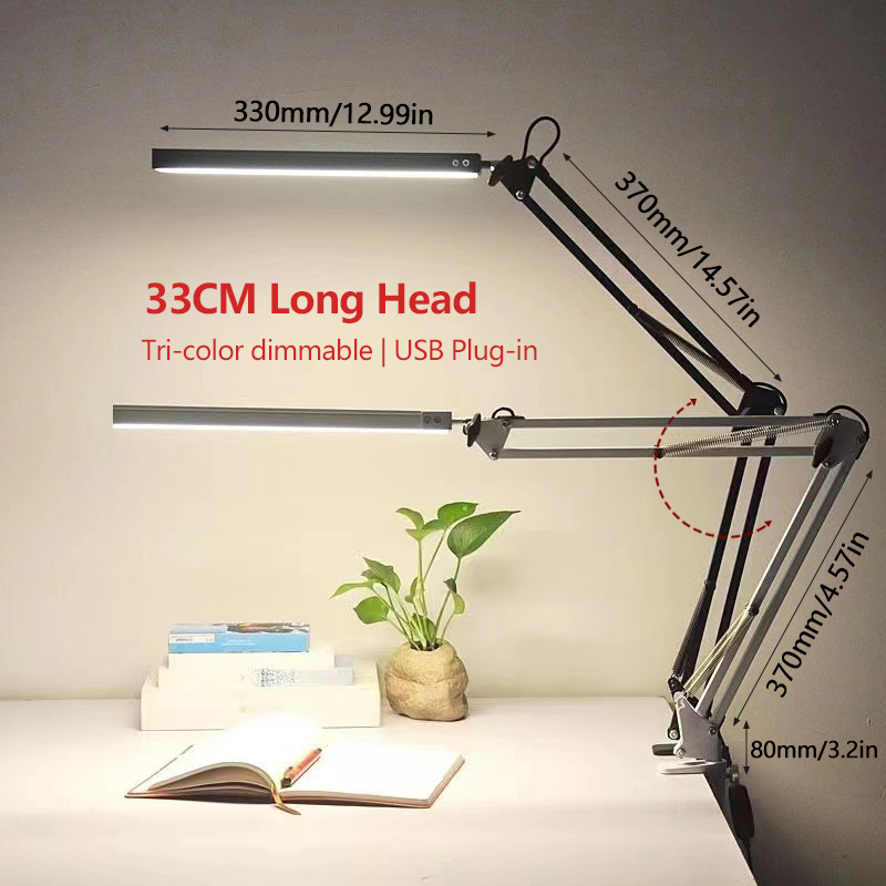 Desk Setup Computer - 33cm conduziu a lâmpada de mesa