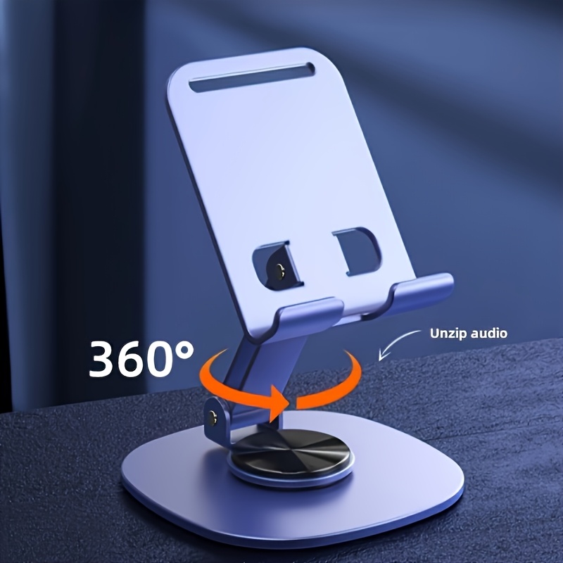 Desk Setup Gear - Suporte de Telefone Metálico Dobrável e