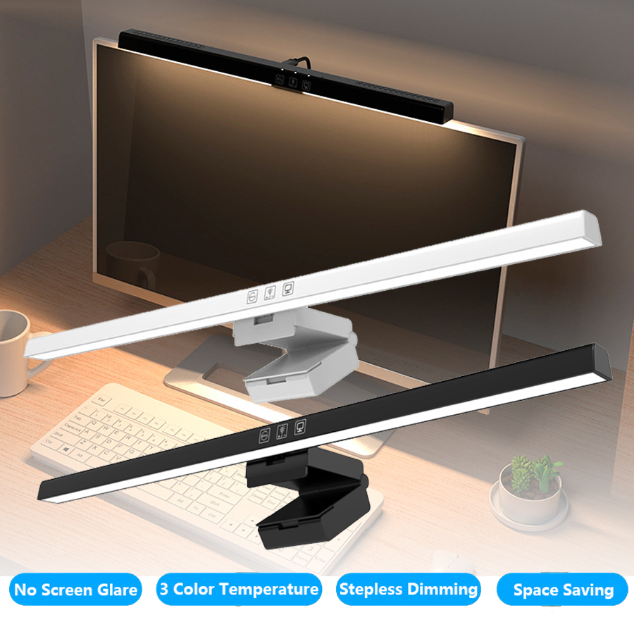Barra de luz suspensa para mon - Desk Setup Lighting avaliação e preço
