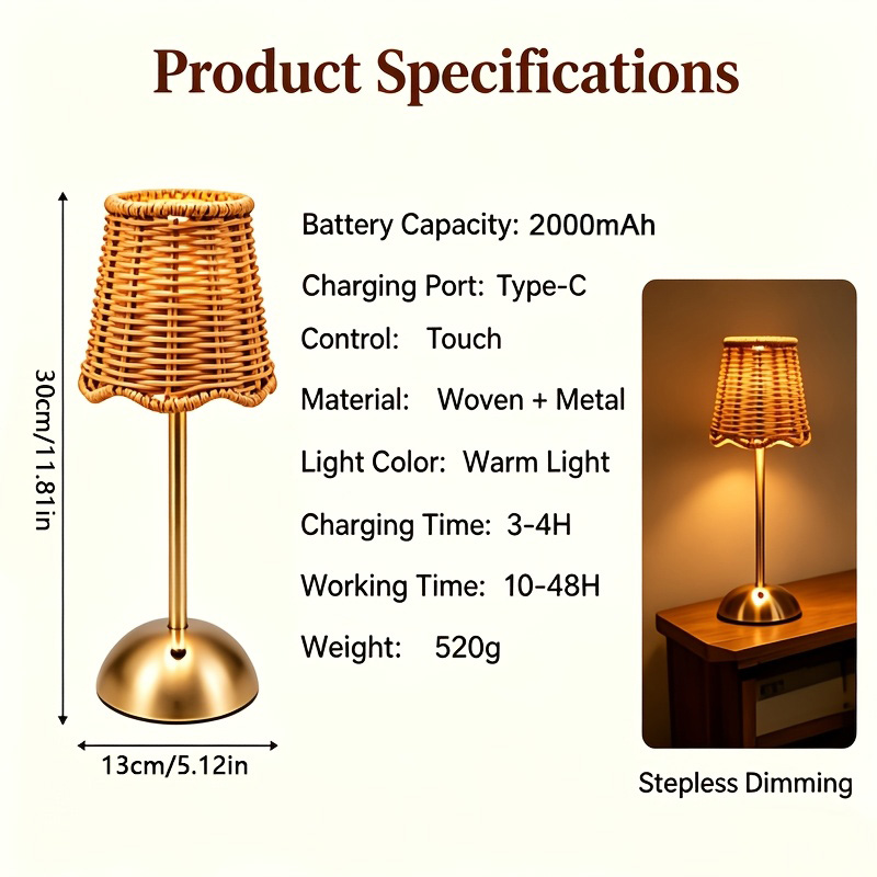 Luminária de Mesa Artística em - Desk Setup Lighting avaliação e preço