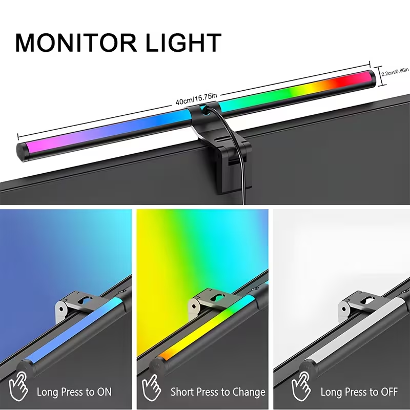 Barra de Luz RGB para Monitor, - Desk Setup Gear avaliação e preço