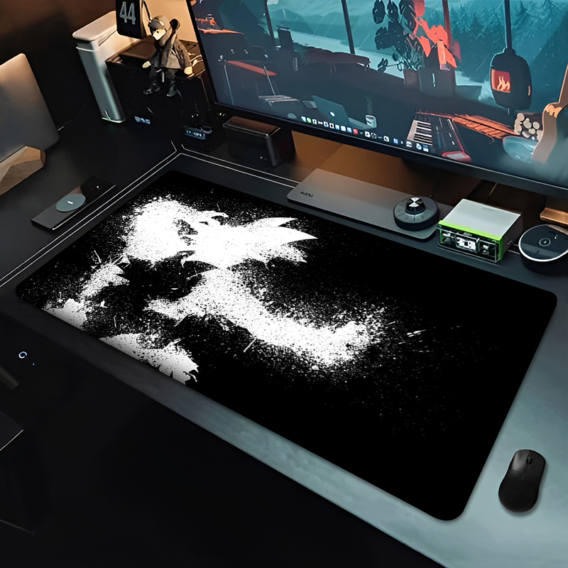 Mouse Pad Grande DBZ Black Ani - Desk Setup Computer avaliação e preço