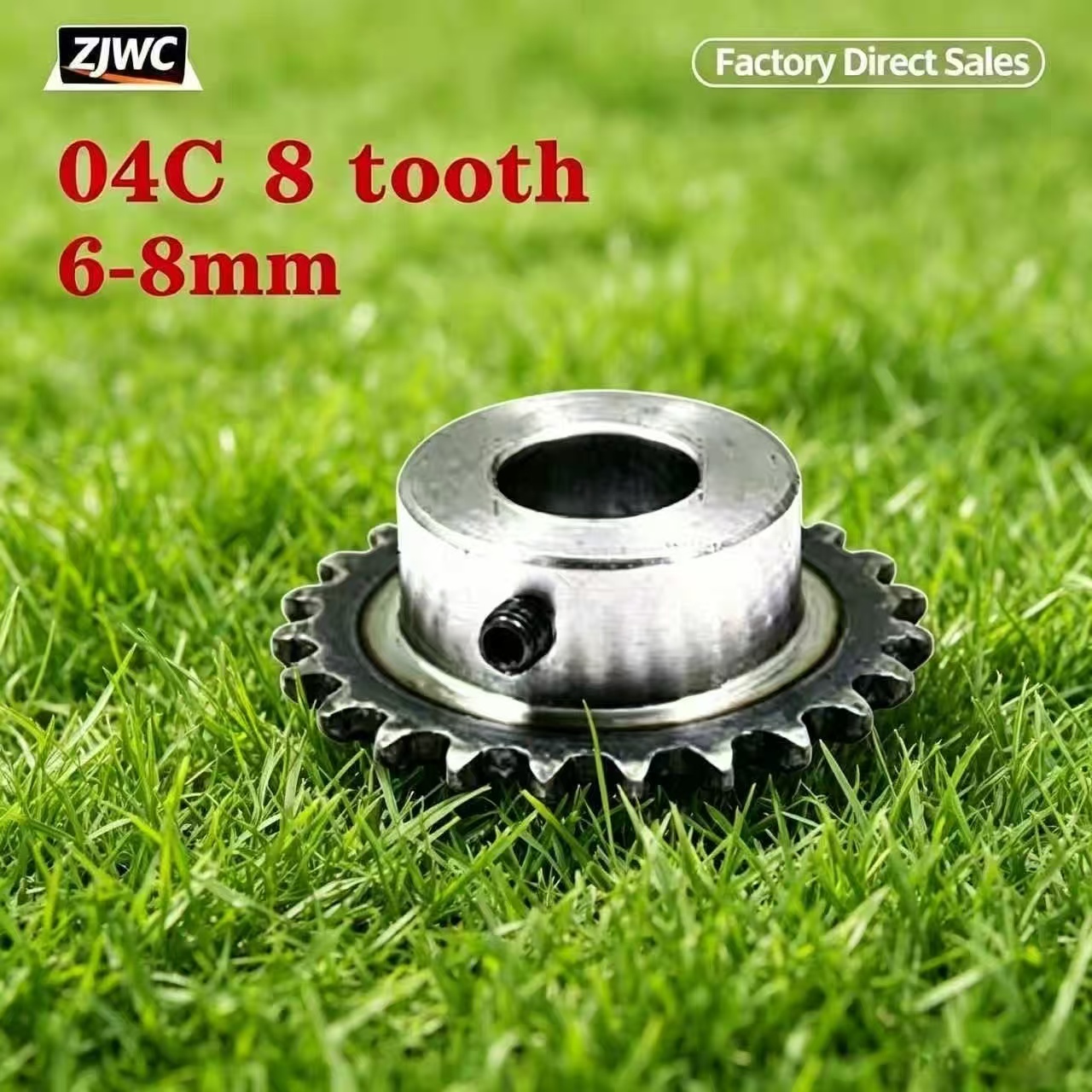 04C 8T Sprocket 6/8mm Bore 45  - Desk Setup Gear avaliação e preço