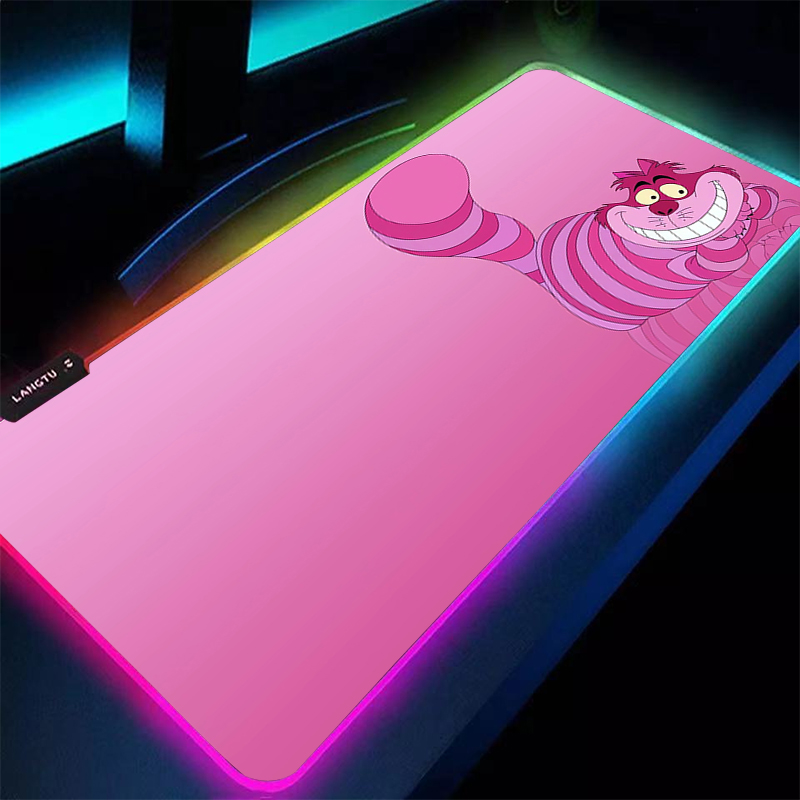Grande mouse pad rgb a-aletas  - Desk Setup Computer avaliação e preço