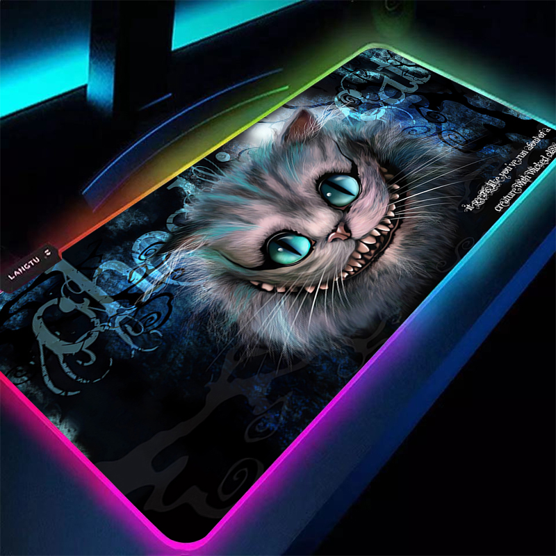 Grande mouse pad rgb a-aletas  - Desk Setup Computer avaliação e preço